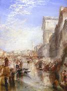 Joseph Mallord William Turner The Grand Canal - Scene - A Street In Venice oil